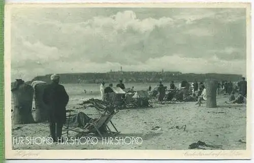 Helgoland, Badestrand auf der Düne um 1920/1930  Verlag: A.B. Kauffmann Nr.505 POSTKARTE ,  unbenutzte Karte