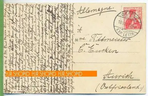 GENEVE – Les Cygnes,  um 1910/20 Verlag: ------, Postkarte,