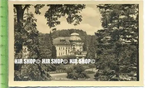 „Bad Wildungen, Badehotel“ um 1940/1950 ungebrauchte Karte