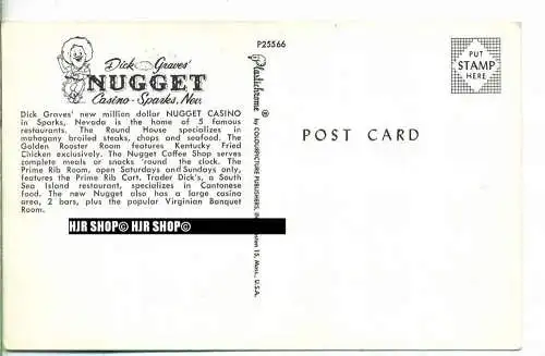 „NUGGET“  um 1960/1970 Ansichtskarte,  ungebrauchte Karte