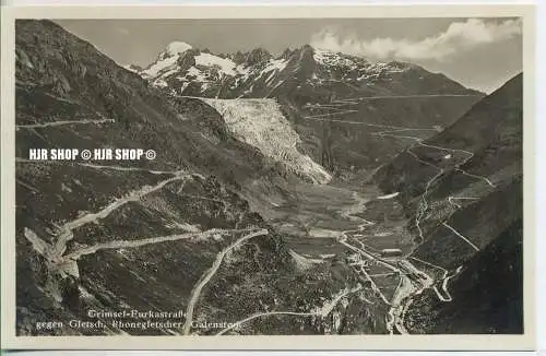 um 1920/1930 Ansichtskarte,  „Bern, Grimsel-Furkastraße“  ungebrauchte Karte