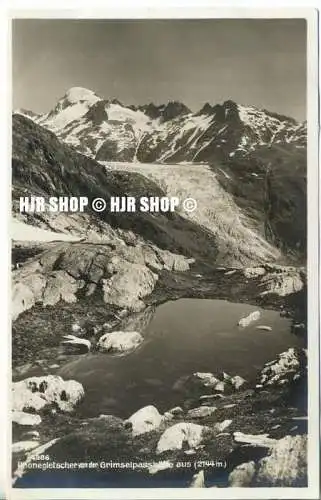 um 1920/1930 Ansichtskarte,  „Bern, Grimselpasshöhe“  ungebrauchte Karte