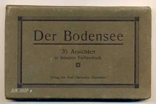 Der Bodensee,  20 Ansichtskarten
