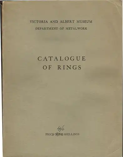 C. C. Oman: Catalogue of Rings.