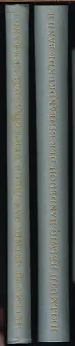 Hellmuth Helwig: Handbuch der Einbandkunde. 2 Bände (von 3: der später erschienene Registerband fehlt).