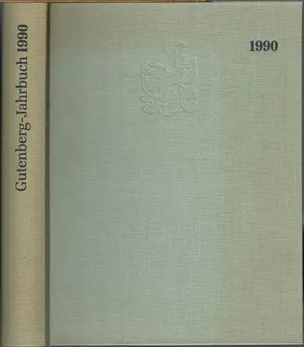 Gutenberg-Jahrbuch 1990. 65. Jahrgang.