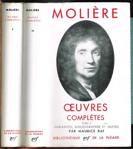Molière. Oeuvres complètes. Variantes, Bibliographie et Notes par Maurice Rat. 2 Bände.