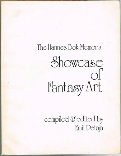 Emil Petaja (Hrsg.): The Hannes Book Memorial Showcase of Fantasy Art.