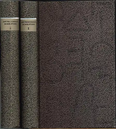 Jan Tschichold: Schriften 1925 - 1974. Ausgabe in zwei Bänden. Herausgegeben von Günter Bose und Erich Brinkmann. Band I: Schriften 1925 - 1947. Band II: Schriften 1947 - 1974.