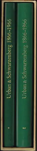 Hundert Jahre Urban & Schwarzenberg 1866-1966. Ein Beitrag zur Geschichte und Soziologie des medizinisch-naturwissenschaftlichen Verlagswesens. 2 Bände.