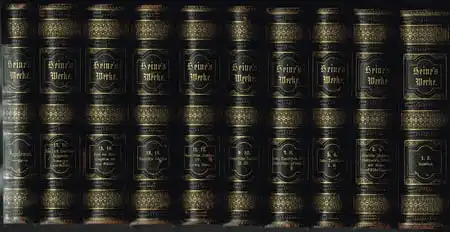 Heinrich Heine&#039;s sämmtliche Werke. 18 Bände + Supplementband in 10 Büchern.
