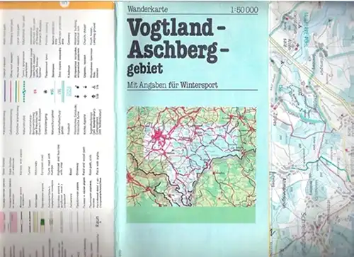 Wanderkarte Vogtland-Aschberggebiet, 1985