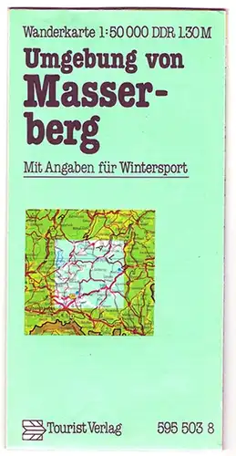 Wanderkarte Masserberg, Umgebung, 1983