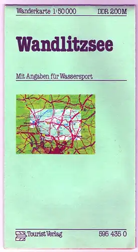 Wanderkarte Wandlitzsee, 1983