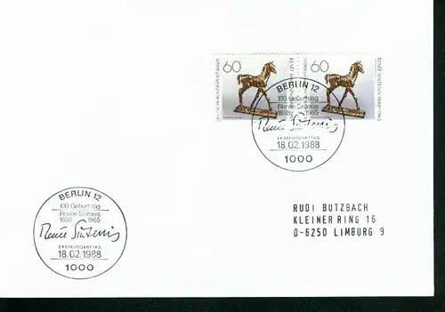 Berlin Mi.-Nr.: 805  FDC