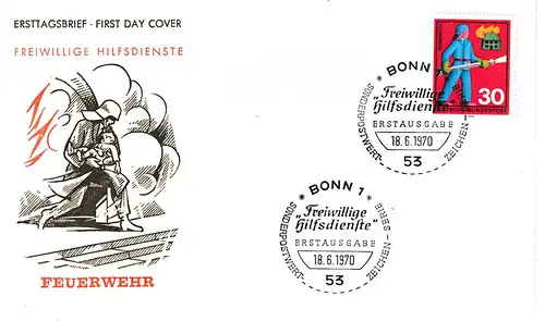 Bund Mi.-Nr:: 633  FDC