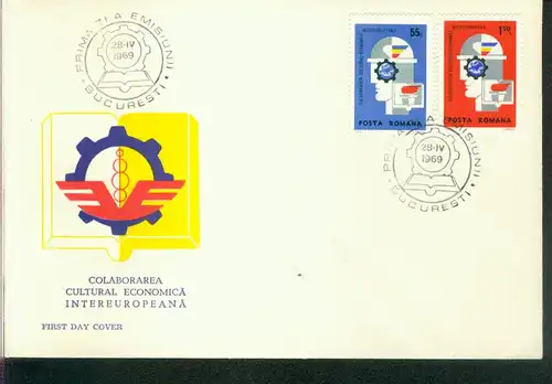 Rumänien Mi.-Nr.: 2764/65  FDC