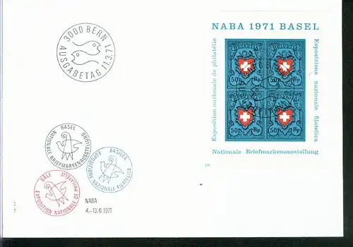 Schweiz Block 21  FDC