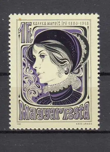 Ungarn Nur Hauptgebiet 1980 Nr 3431 A Postfrisch / **