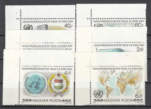 Ungarn 1980 Nr Ungarn Mi.-Nr.: 3461/66 A ER Postfrisch / **