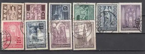 Österreich 1946 Nr Österreich Mi.-Nr.: 791/800 Gestempelt (Posten)