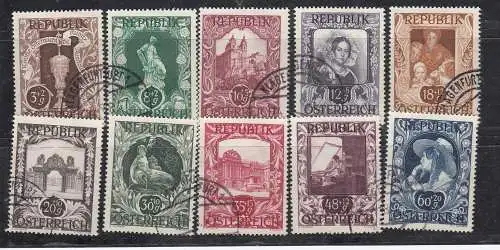 Österreich 1947 Nr Österreich Mi.-Nr.: 803/10 Gestempelt (Posten)