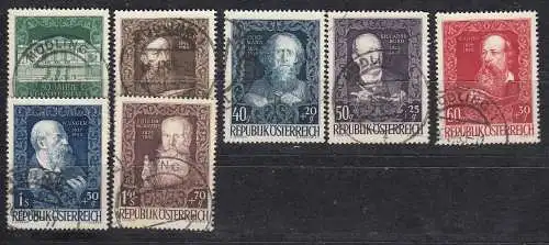 Österreich 1948 Nr Österreich Mi.-Nr.: 878/84 Gestempelt (Posten)