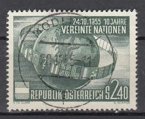 Österreich 1955 Nr Österreich Mi.-Nr.: 1022 Gestempelt (Posten)