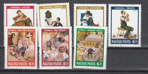 Ungarn 1981 Nr Ungarn Mi.-Nr.: 3524/30 A Postfrisch / **