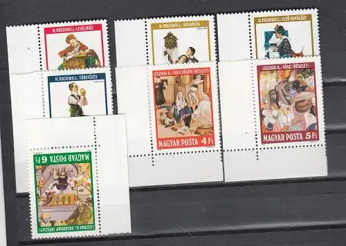 Ungarn 1981 Nr Ungarn Mi.-Nr.: 3524/30 A ER Postfrisch / **