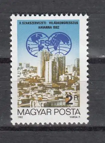 Ungarn 1982 Nr Ungarn Mi.-Nr.: 3534 A Postfrisch / **