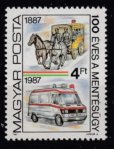 Ungarn 1987 Nr 3896 A Postfrisch / **