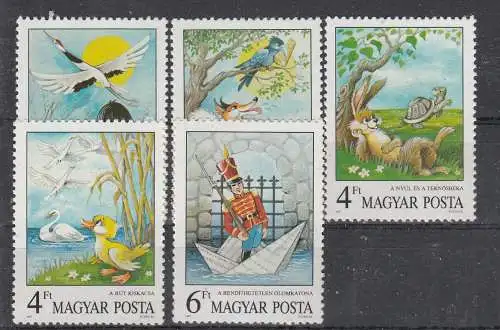 Ungarn 1987 Nr 3937/41 A Postfrisch / **
