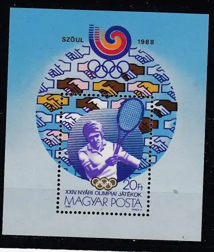 Ungarn 1988 Nr Block 198 A Gestempelt (Posten) Postfrisch / **
