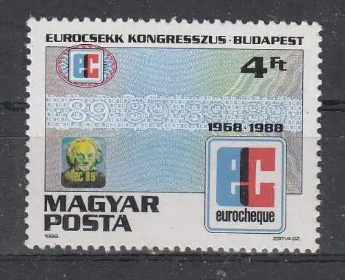 Ungarn 1988 Nr 3965 A Postfrisch / **