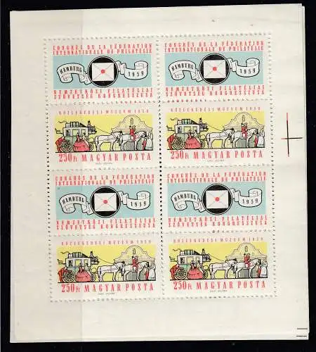 Ungarn 1959 Nr 1583 A Kb Postfrisch / **