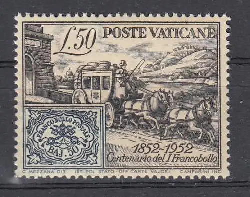 Vatikanstadt  Nr 188 A Postfrisch / **