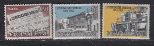 Vatikanstadt  Nr 375/77 Postfrisch / **