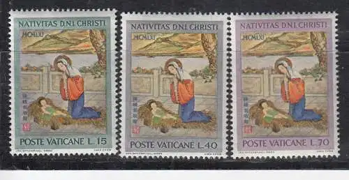 Vatikanstadt  Nr 388/90 Postfrisch / **