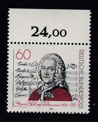 Bundesrep. Deutschland  Nr 1085 Postfrisch / **