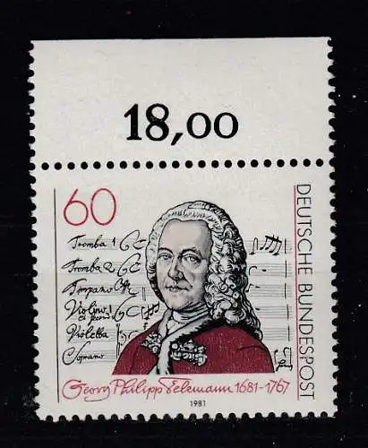 Bundesrep. Deutschland  Nr 1085 Postfrisch / **