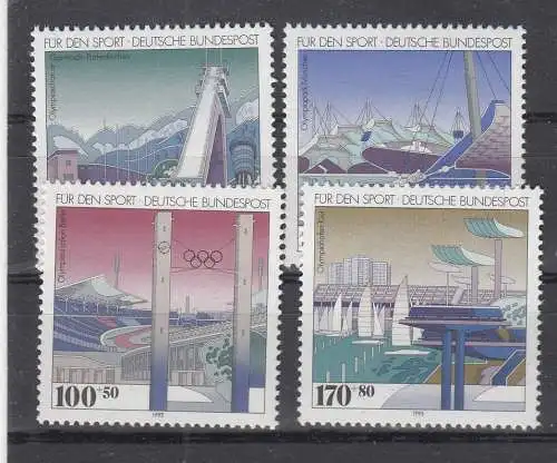 Bundesrep. Deutschland  Nr 1650/53 Postfrisch / **