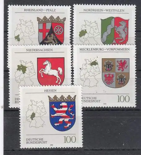 Bundesrep. Deutschland  Nr 1660/64 Postfrisch / **