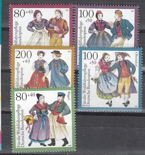 Bundesrep. Deutschland  Nr 1696/700 Postfrisch / **