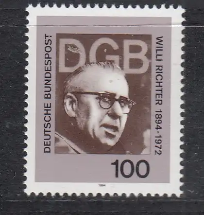 Bundesrep. Deutschland  Nr 1753 Postfrisch / **