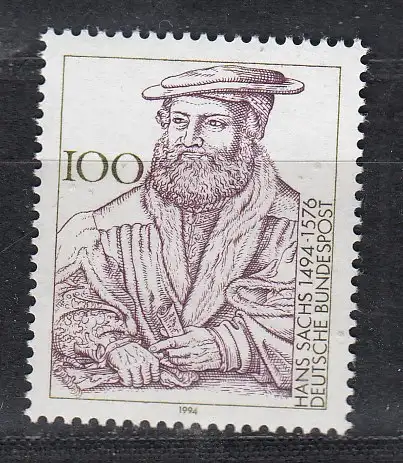 Bundesrep. Deutschland  Nr 1763 Postfrisch / **