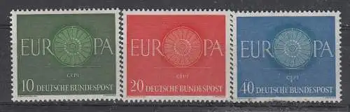 Bundesrep. Deutschland  Nr 337/39 Postfrisch / **