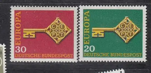 Bundesrep. Deutschland  Nr 559/60 Postfrisch / **