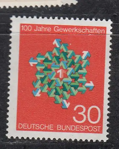 Bundesrep. Deutschland  Nr 570 Postfrisch / **