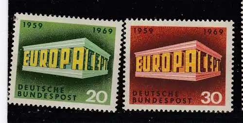 Bundesrep. Deutschland  Nr 583/84 Postfrisch / **